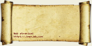 Andjelina Pajkić vizit kartica